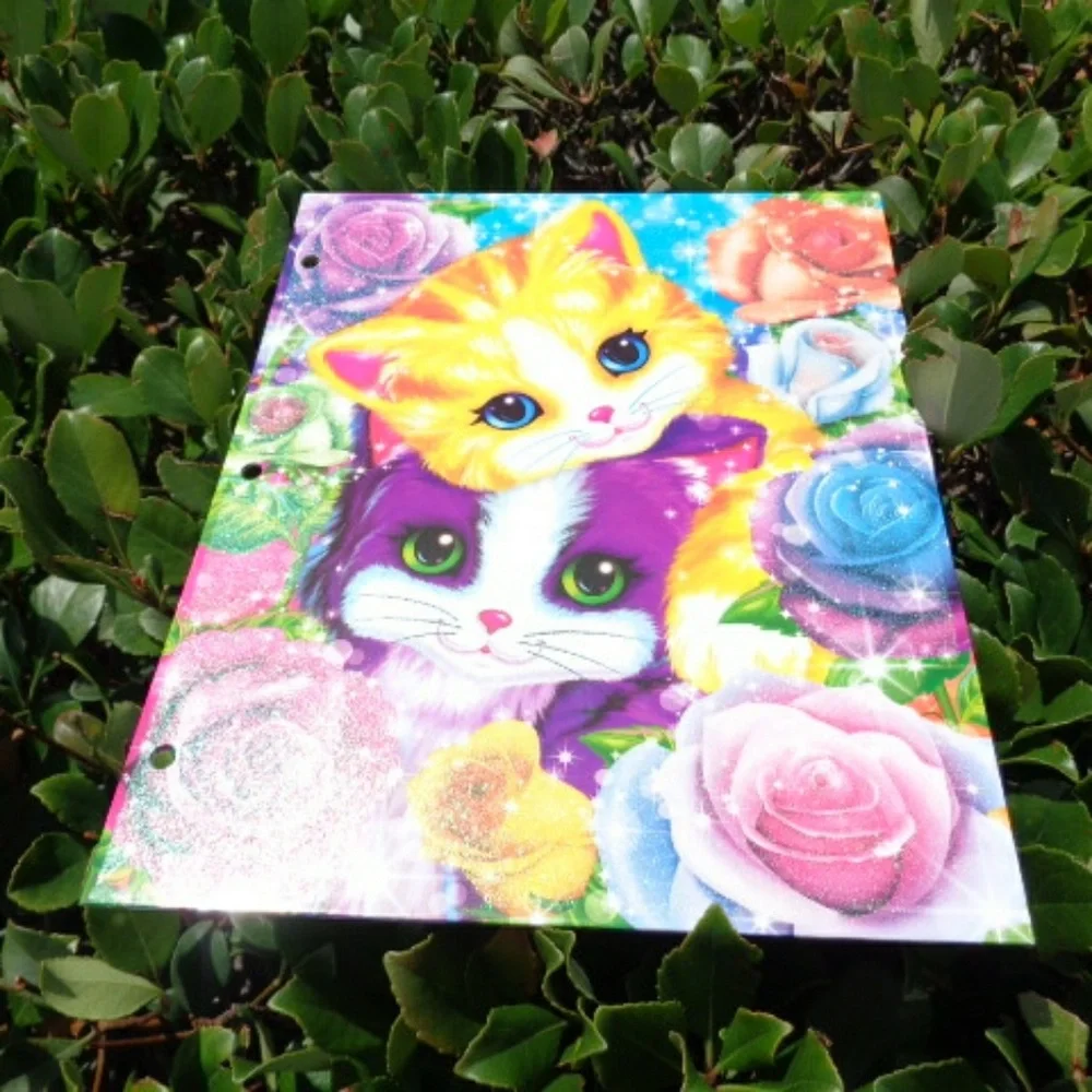 Lisa Frank Cat Folder